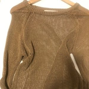 Women's Gold knit Zara sweater
